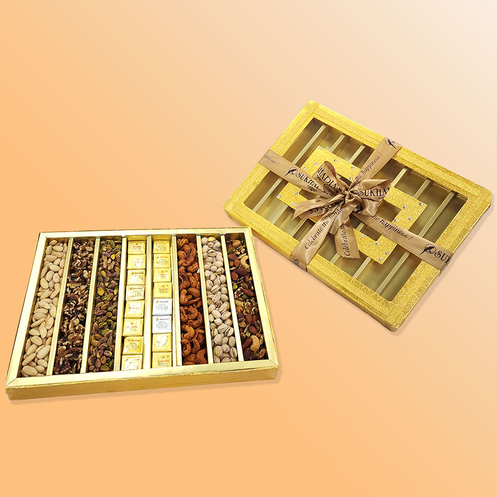 Golden Bites & Dry Fruits Assortment