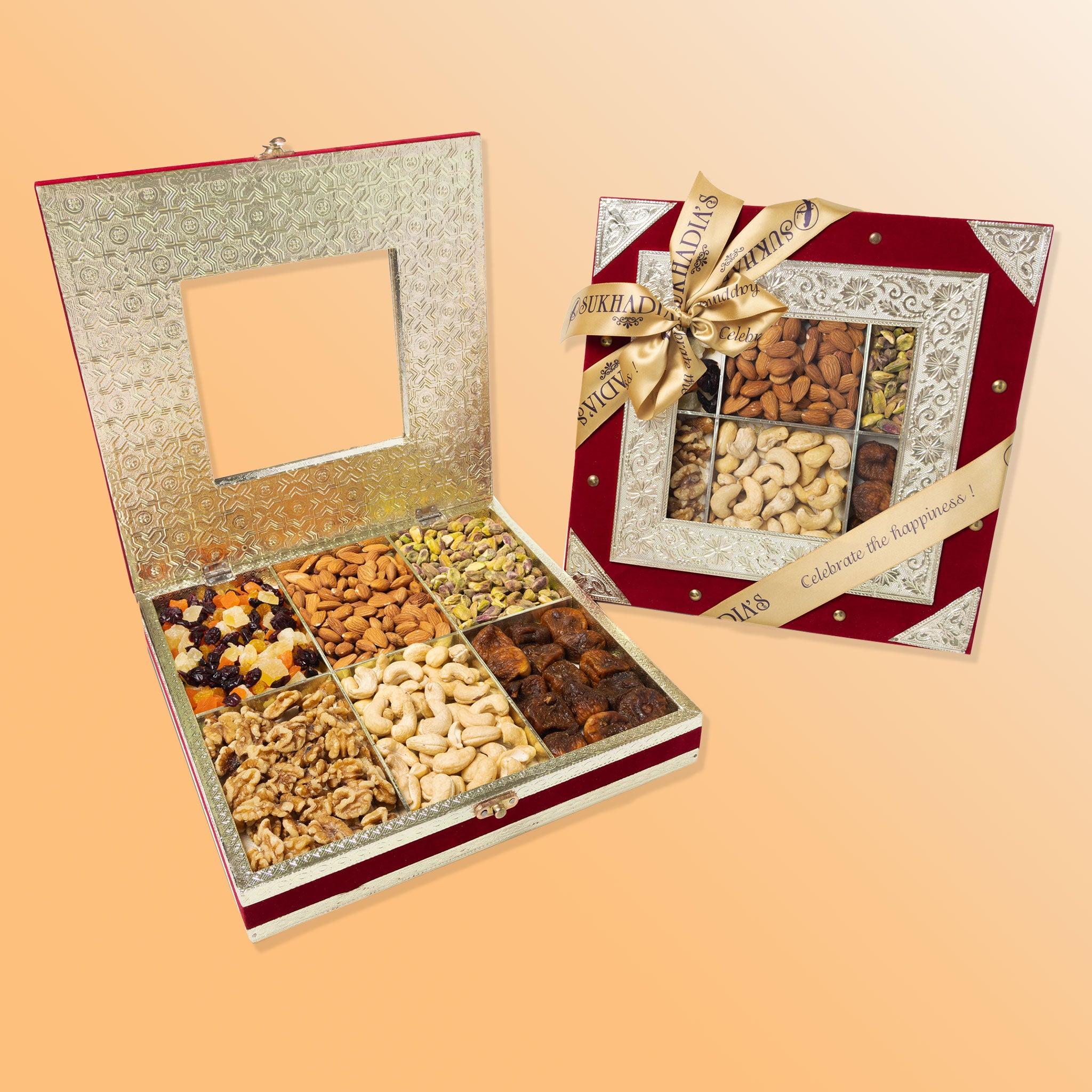 Red Velvet Nuts Large - Luxury Gift Assortments – Sukhadia's