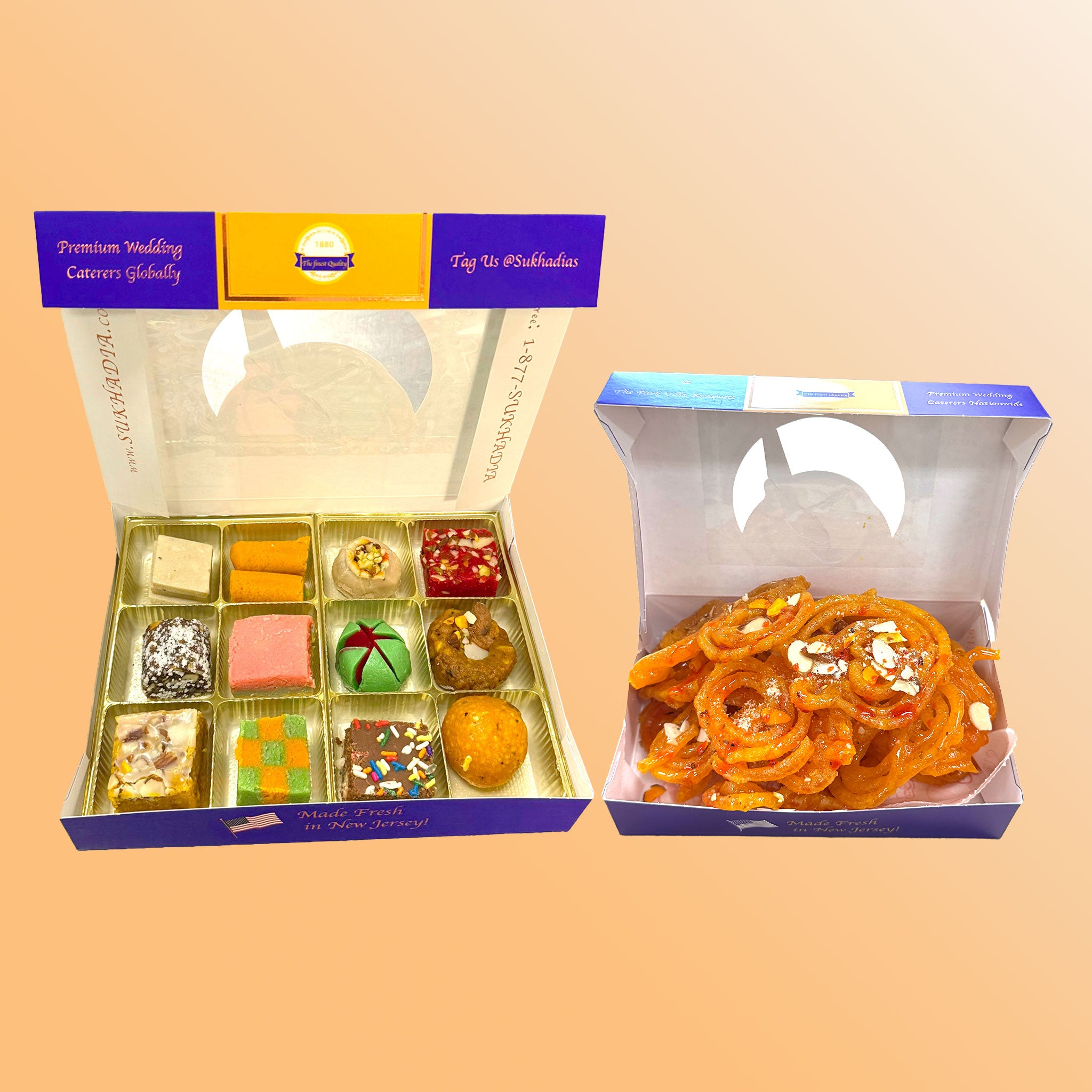 Taj White Small Combo - Luxury Gift Assortments – Sukhadia's