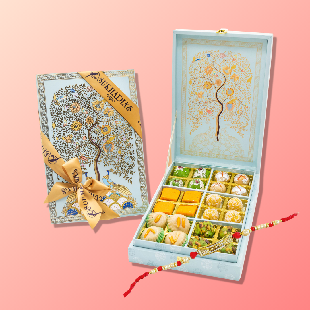 Tree of Life Designer Sweets with Rakhi