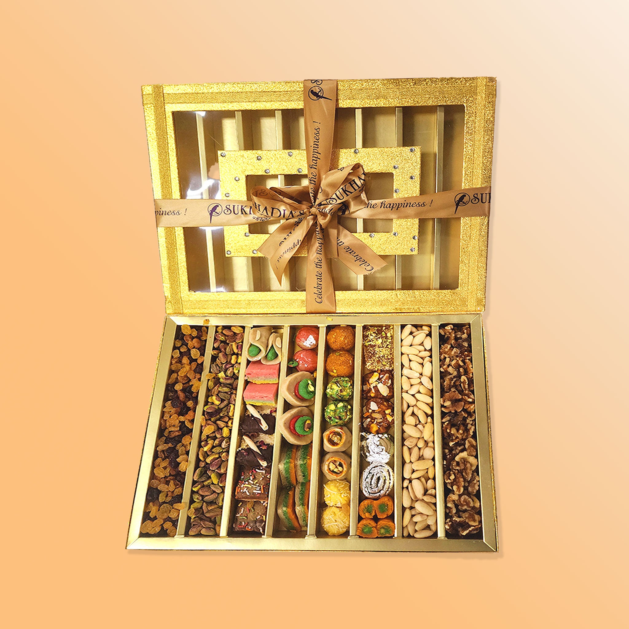 Golden Sweets & Dry Fruits Assortment