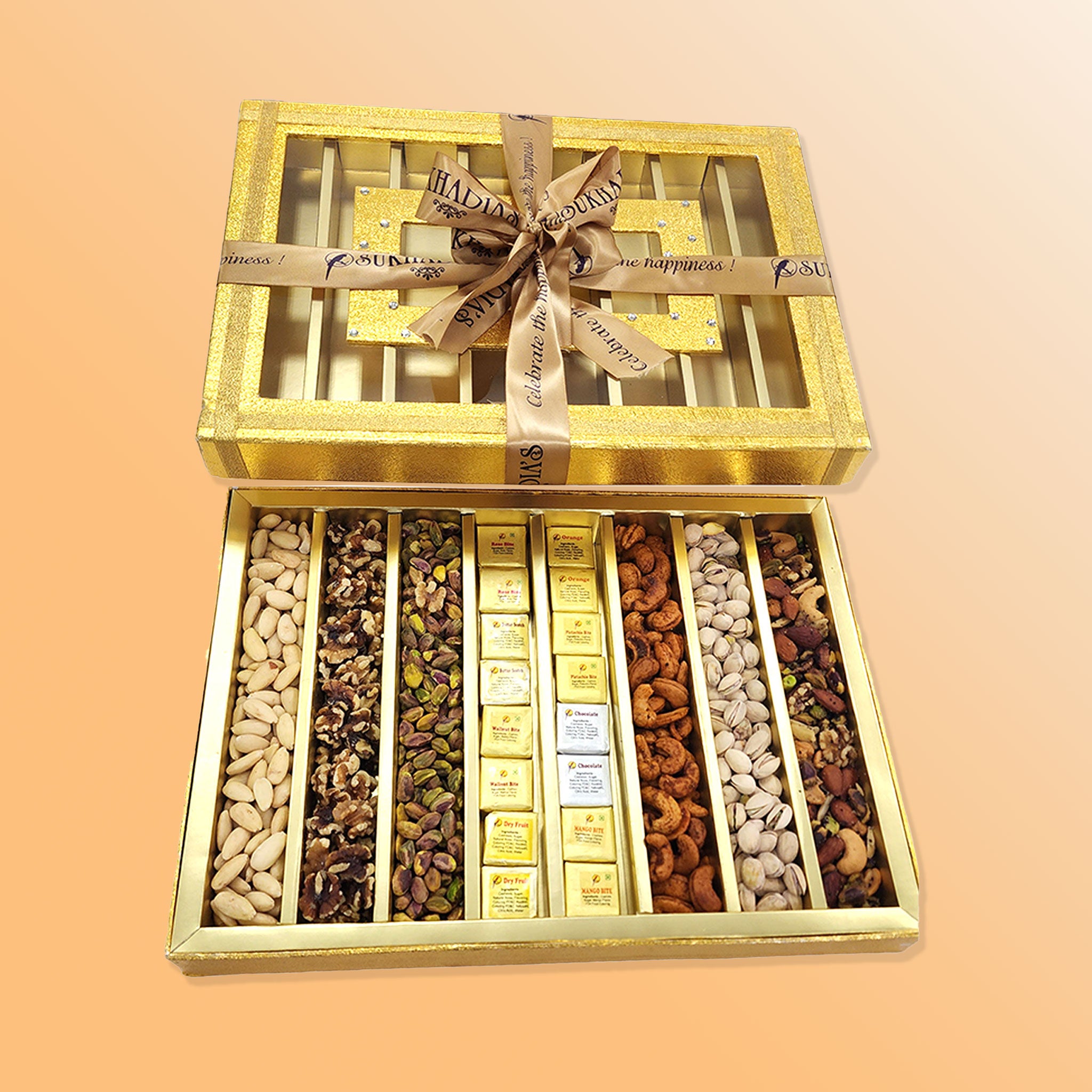 Golden Bites & Dry Fruits Assortment