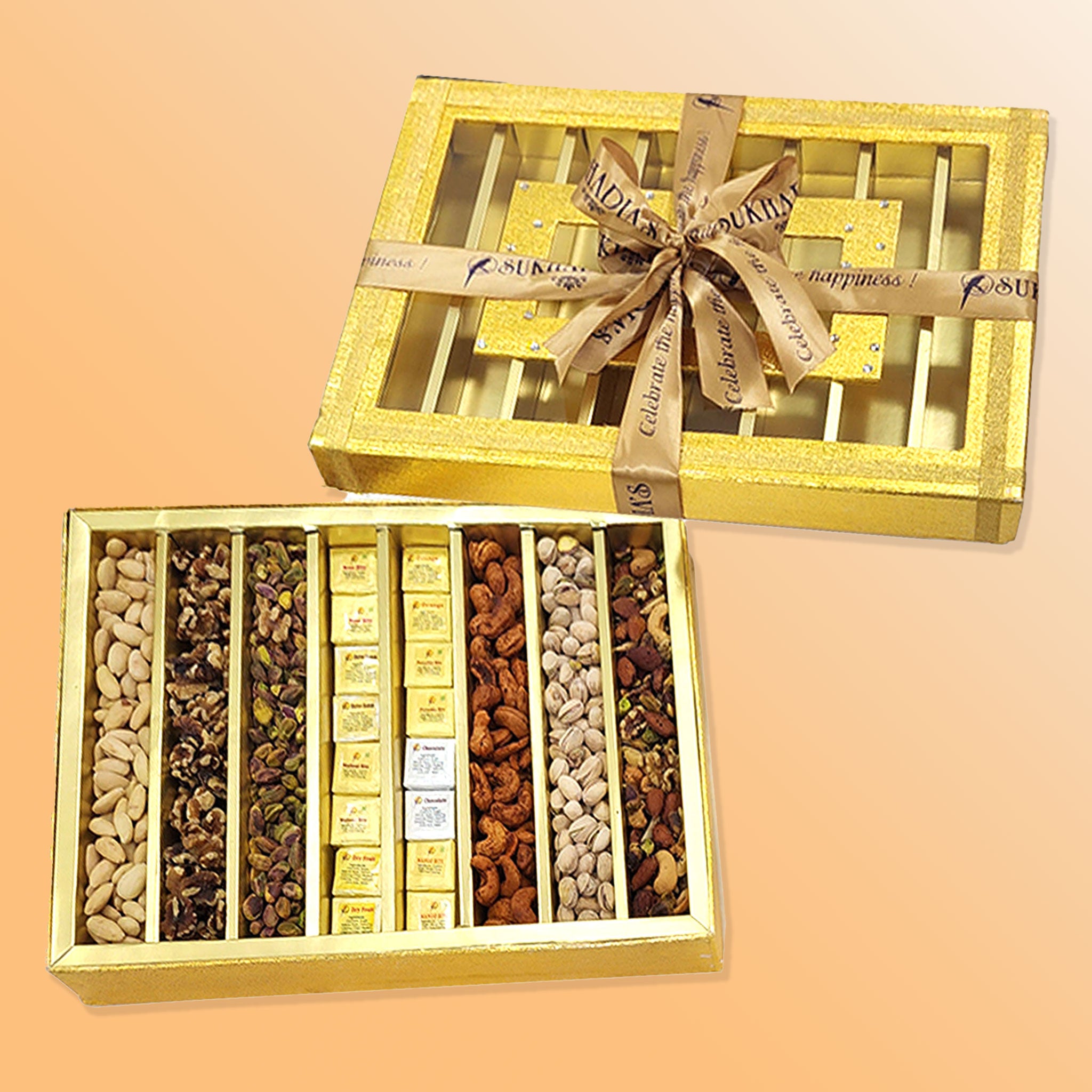 Golden Bites & Dry Fruits Assortment