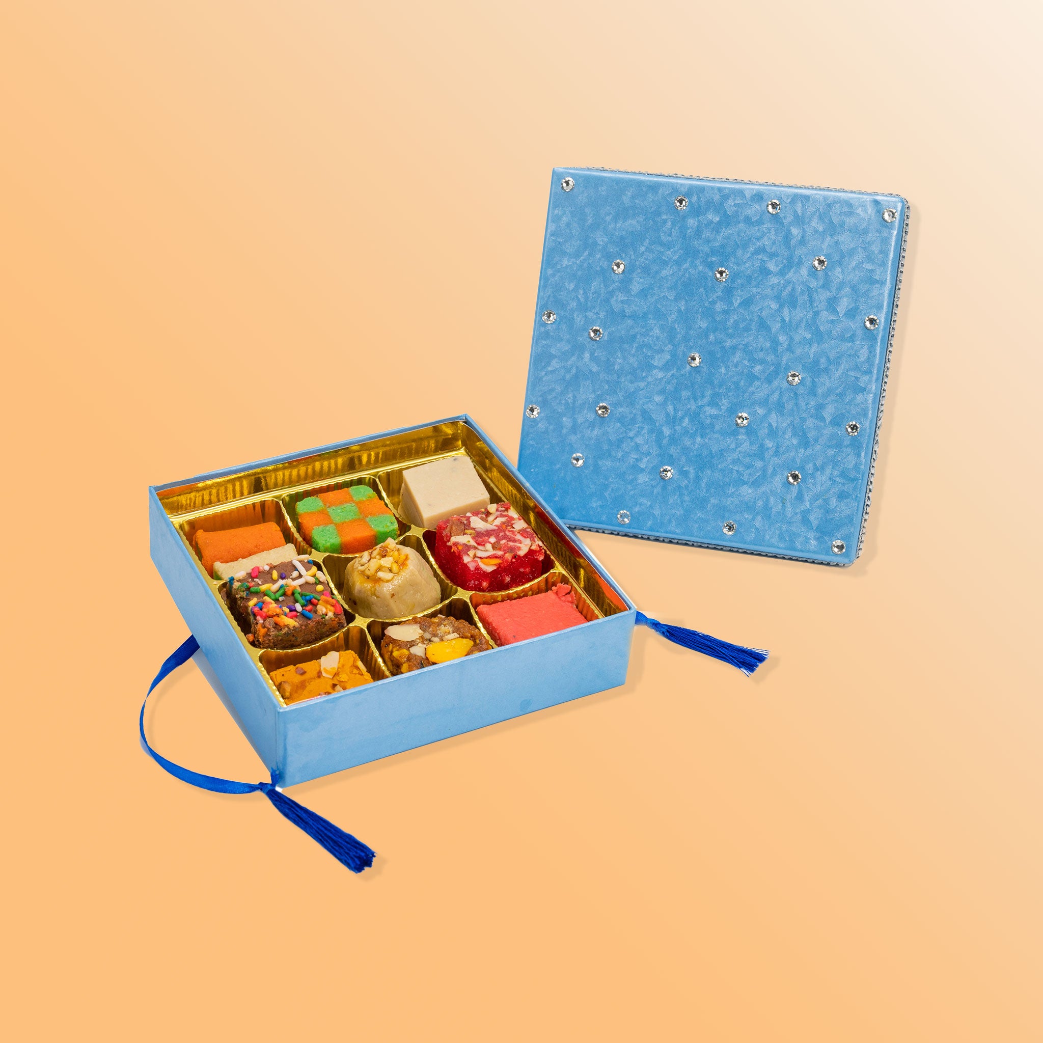 Blue Kundan Sweets