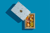 Blue Kundan Ganesha 6pc - Sweets