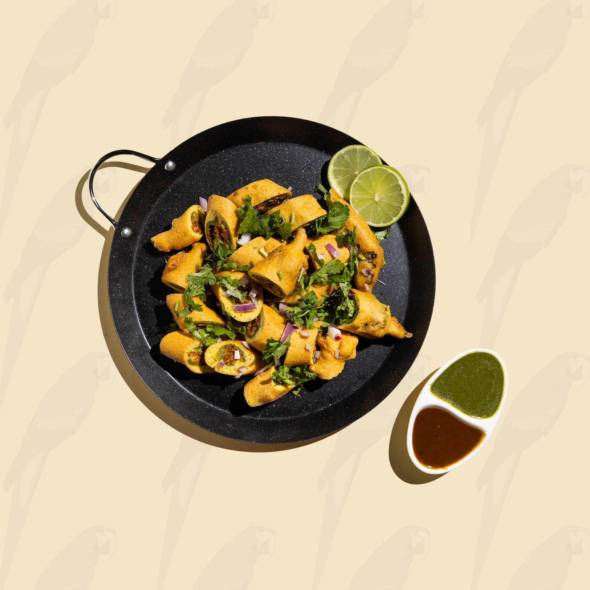 Chili Pakora (Cut Chilies)