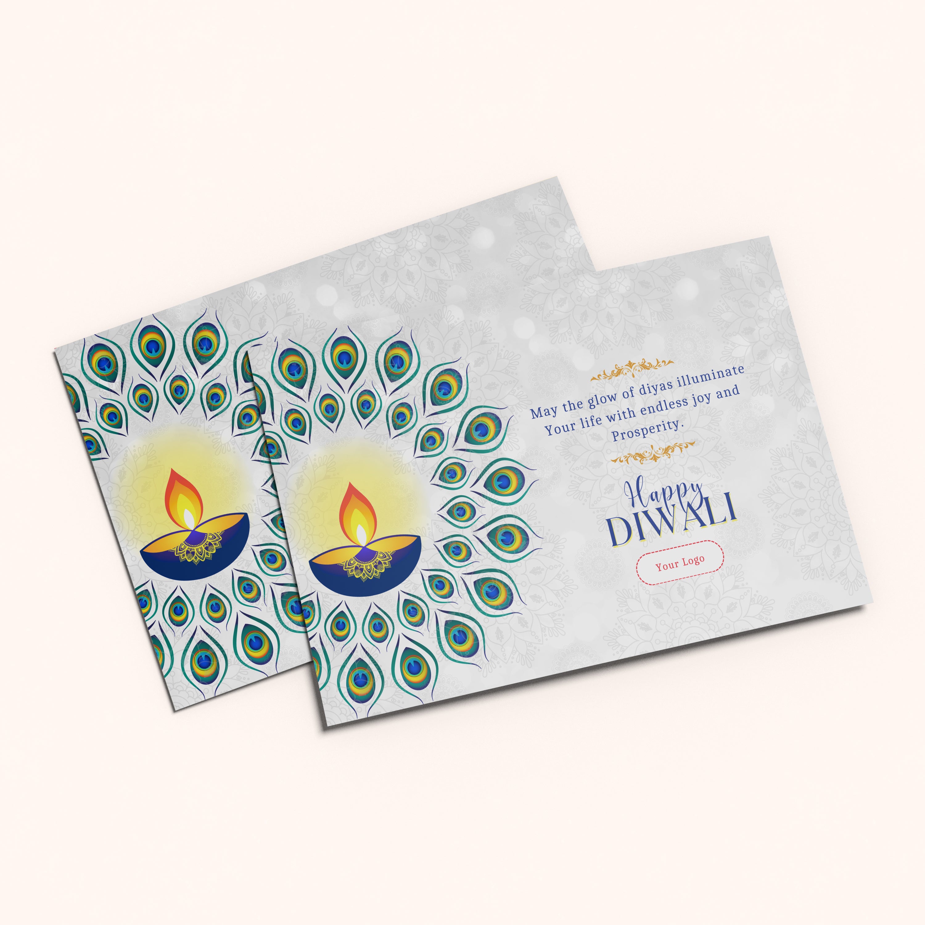 Diwali Customized Logo Gift Cards