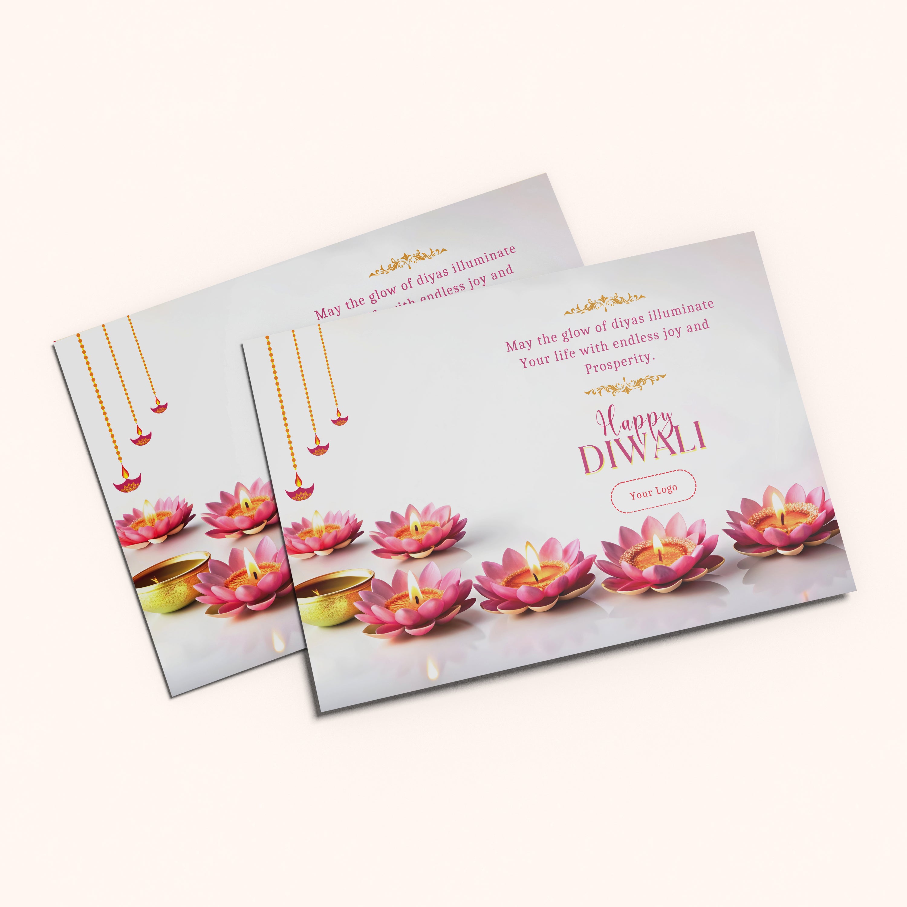 Diwali Customized Logo Gift Cards