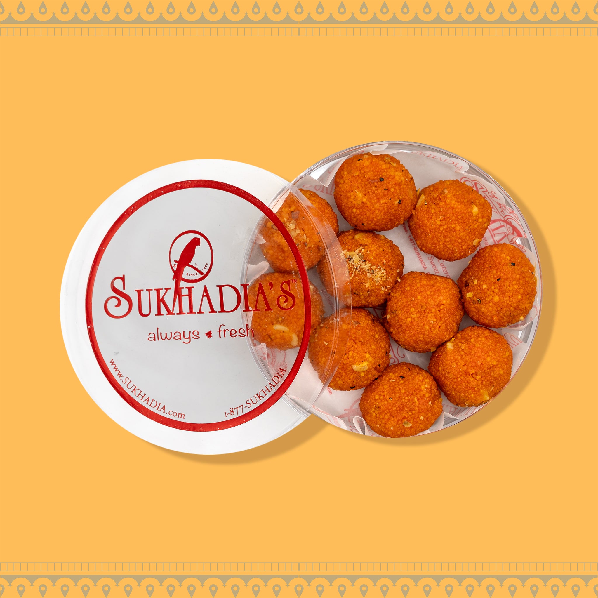 Motichoor Ladoo Round Box