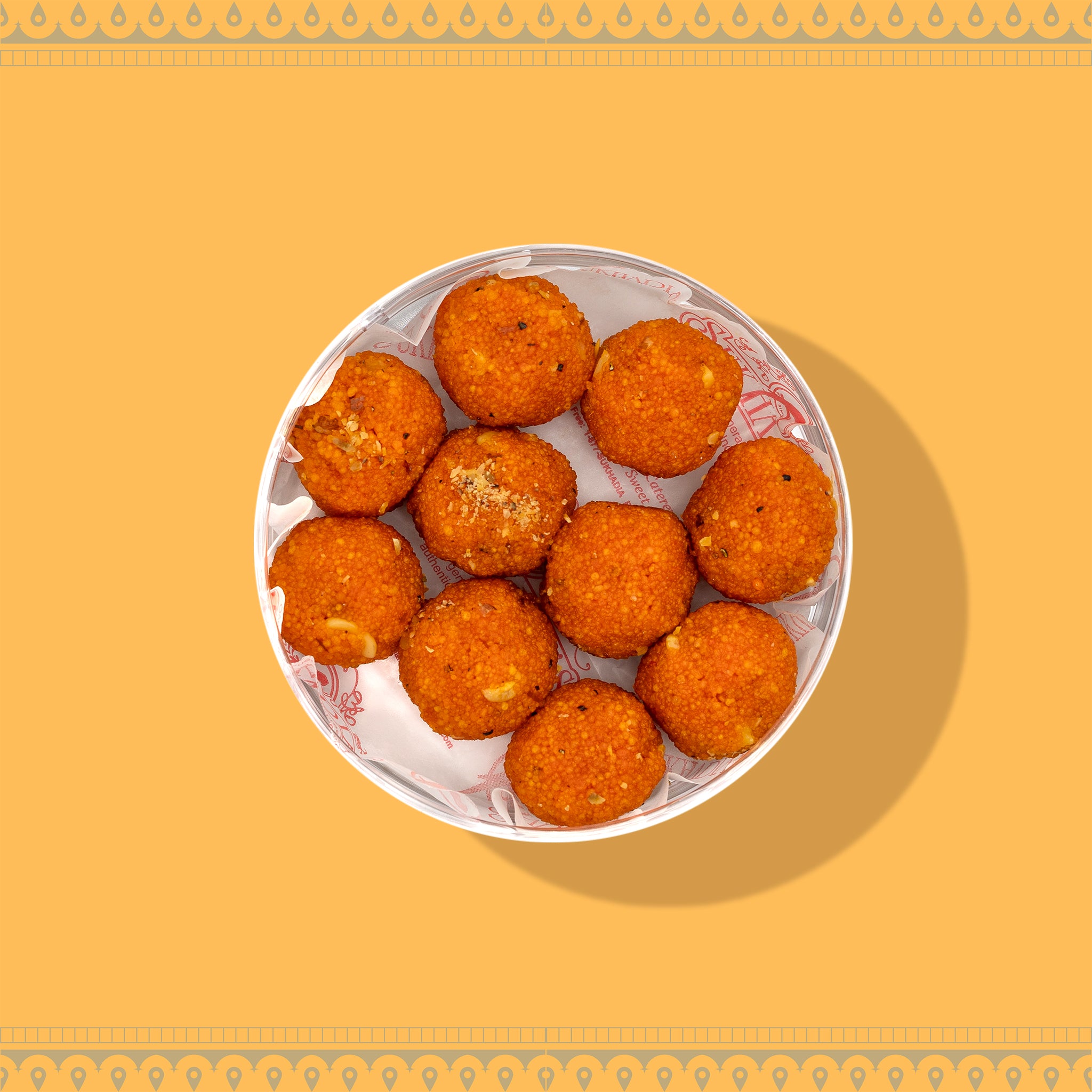 Motichoor Ladoo Round Box