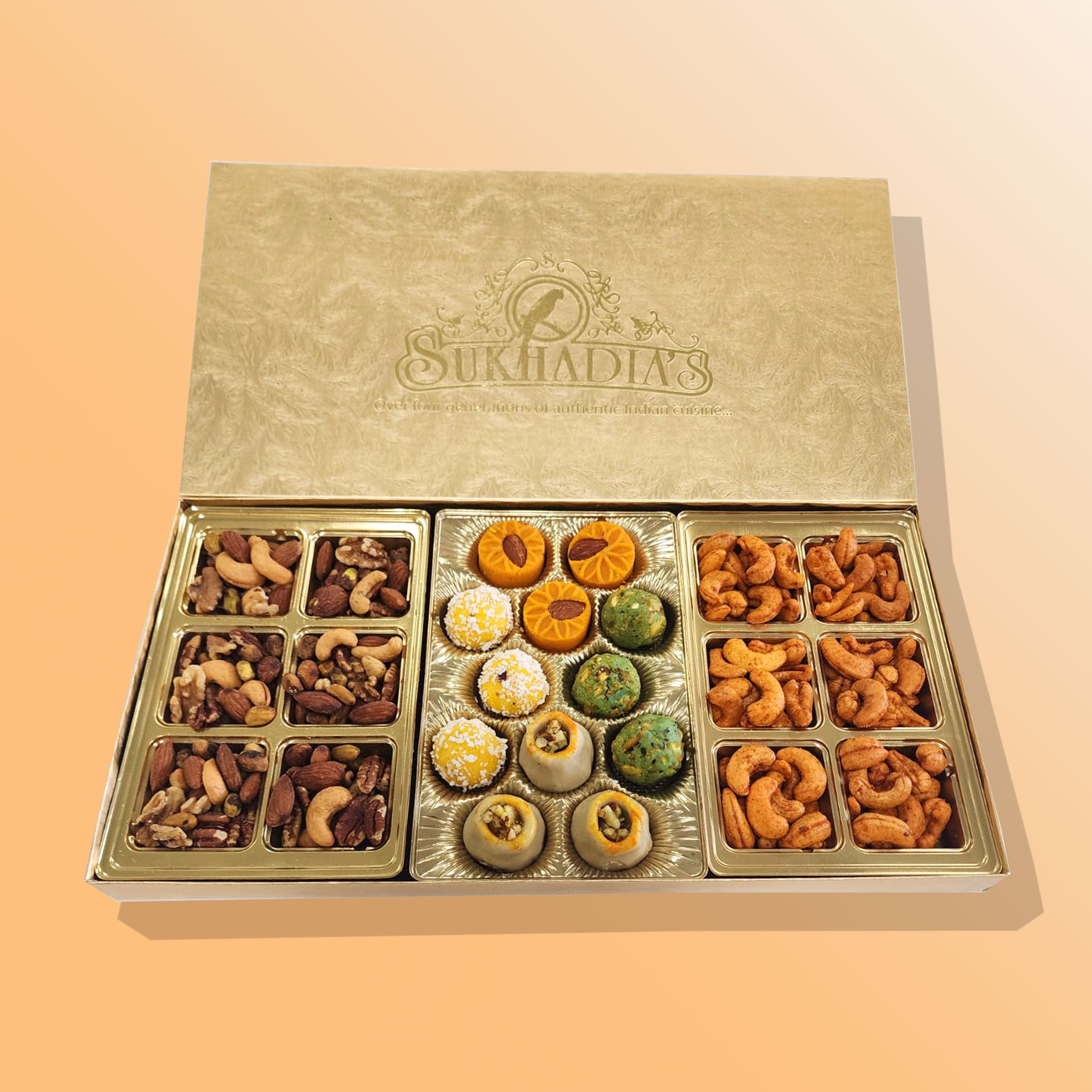 Sukhadia's Premium Sweets & Dry Fruits Combo - Father's Day Gifts