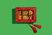 Red Bandhani 6pc