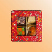 Red Bandhani Mini