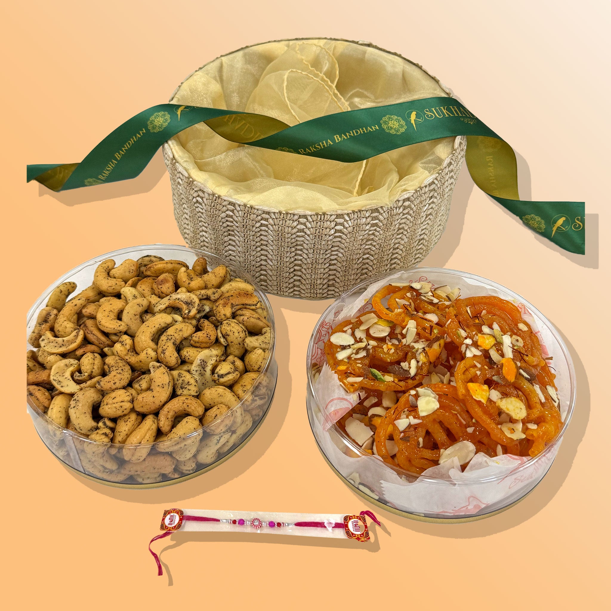 Rakhi Jalebi & Nuts Combo (with Rakhi)