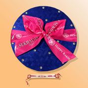 Rakhi Royal Blue Mithai & Nuts (with Rakhi)
