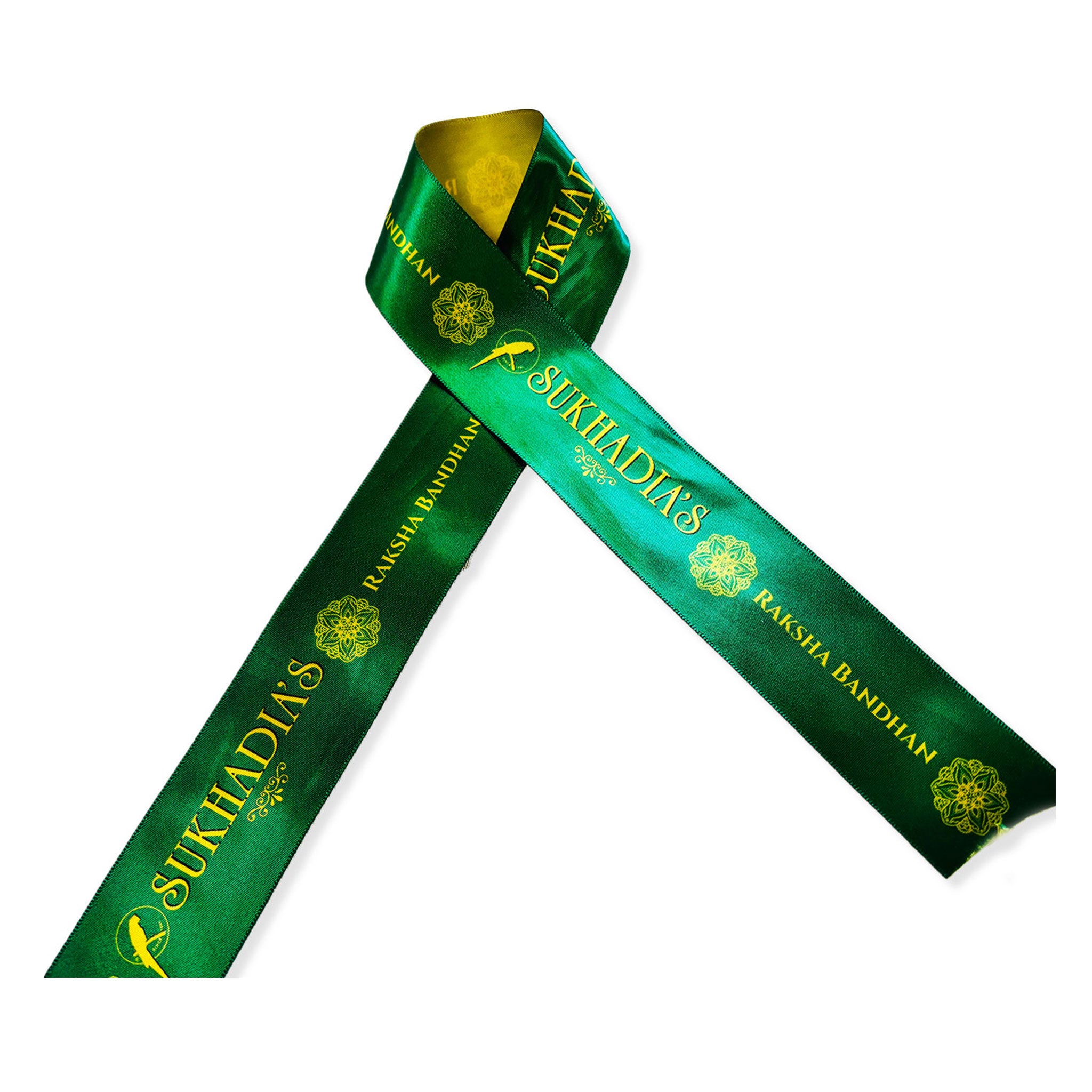 Raksha Bandhan Ribbon Green
